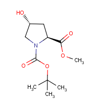 CAS:74844-91-0 | OR43520 | 1-tert-Butyl 2-methyl (2S,4R)-4-hydroxypyrrolidine-1,2-dicarboxylate