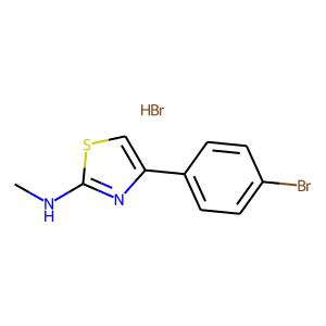 CAS: 1280787-25-8 | OR43533 | 4-(4-Bromophenyl)-2-(methylamino)-1,3-thiazole hydrobromide