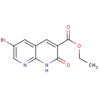 CAS: 894851-71-9 | OR43537 | Ethyl 6-bromo-1,2-dihydro-2-oxo-1,8-naphthyridine-3-carboxylate