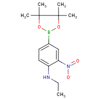 CAS:1150271-70-7 | OR43571 | 4-(Ethylamino)-3-nitrobenzeneboronic acid, pinacol ester