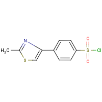 CAS:852180-73-5 | OR4395 | 4-(2-Methyl-1,3-thiazol-4-yl)benzenesulphonyl chloride