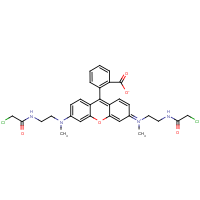 CAS: 203580-79-4 | OR4502T | N,N'-Bis[2-(chloroacetamido)ethyl]-N,N'-dimethylrhodamine