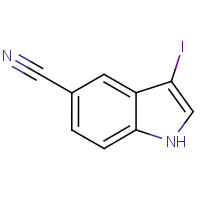 CAS: 1092114-59-4 | OR45089 | 3-Iodo-1H-indole-5-carbonitrile