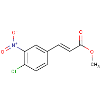 CAS: 877065-30-0 | OR45115 | Methyl trans-4-chloro-3-nitrocinnamate