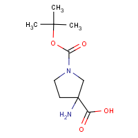 CAS: 862372-66-5 | OR451184 | 3-Amino-1-Boc-pyrrolidine-3-carboxylic acid