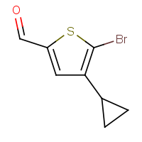 CAS:2301169-82-2 | OR45200 | 5-Bromo-4-(cyclopropyl)thiophene-2-carboxaldehyde