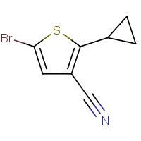 CAS:  | OR45205 | 5-Bromo-2-(cyclopropyl)thiophene-3-carbonitrile