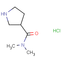 CAS: 1211573-00-0 | OR452106 | N,N-Dimethyl-3-pyrrolidinecarboxamide hydrochloride