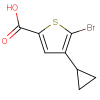 CAS: 2231413-55-9 | OR45217 | 5-Bromo-4-(cyclopropyl)thiophene-2-carboxylic acid