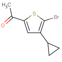 CAS: 2302672-24-6 | OR45219 | 5-Acetyl-2-bromo-3-(cyclopropyl)thiophene
