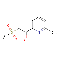 CAS:386715-51-1 | OR4562 | 2-Methyl-6-[(methylsulphonyl)acetyl]pyridine