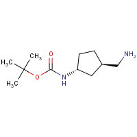 CAS:862700-45-6 | OR460006 | rel-[(1R,3R)-3-(Aminomethyl)cyclopentyl]carbamic acid 1,1-dimethylethyl ester