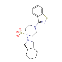 CAS:186204-37-5 | OR46128 | (3aR,7aR)-4'-(1,2-Benzisothiazol-3-yl) octahydro-spiro[2H-isoindole-2,1'-piperazinium] methanesulfonate
