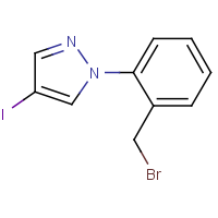 CAS: 1701800-83-0 | OR46262 | 1-[2-(Bromomethyl)phenyl]-4-iodo-1H-pyrazole