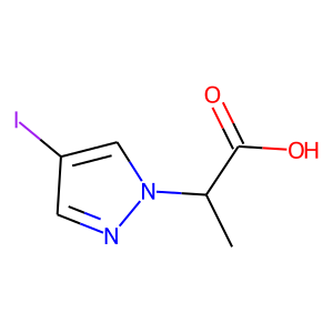 CAS:1217862-25-3 | OR46265 | 2-(4-Iodo-1H-pyrazol-1-yl)propanoic acid