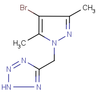 CAS: 683274-70-6 | OR4638 | 4-Bromo-3,5-dimethyl-1-(tetrazol-5-ylmethyl)-1H-pyrazole