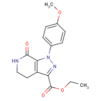 CAS: 503614-56-0 | OR46532 | 1-(4-Methoxyphenyl)-7-oxo-4,5,6,7-tetrahydro-1H-pyrazolo[3, 4-c]pyridine-3-carboxylic acid ethyl est