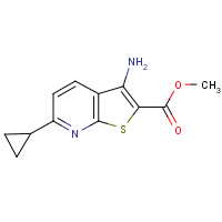 CAS: 1135283-79-2 | OR46756 | Methyl 3-amino-6-cyclopropylthieno[2,3-b]pyridine-2-carboxylate