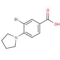 CAS: 1131615-12-7 | OR470062 | 3-Bromo-4-pyrrolidinobenzoic acid