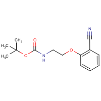 CAS:263409-80-9 | OR470128 | 2-(Boc-amino)ethoxylbenzonitrile