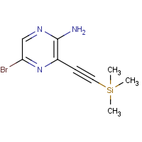 CAS:875781-41-2 | OR470129 | 5-Bromo-3-[(trimethylsilyl)ethynyl]pyrazin-2-amine