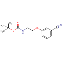 CAS: 252263-98-2 | OR470133 | 3-(Boc-aminoethyloxy)benzonitrile
