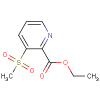 CAS:1256633-19-8 | OR470164 | Ethyl 3-(Methylsulfonyl)pyridine-2-carboxylate