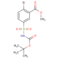 CAS:1272756-19-0 | OR470177 | Methyl N-Boc-2-bromo-5-sulfamoylbenzoate
