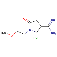 CAS: 1272756-21-4 | OR470182 | 1-(2-Methoxyethyl)-2-oxopyrrolidine-4-carboxamidine hydrochloride