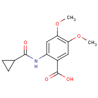 CAS: 496913-51-0 | OR470303 | 2-[(Cyclopropylcarbonyl)amino]-4,5-dimethoxybenzoic acid