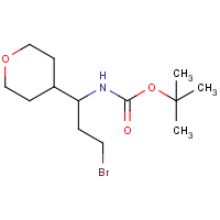 CAS: 924817-72-1 | OR470334 | 1-(Boc-amino)-3-bromo-1-(4-tetrahydropyranyl)propane