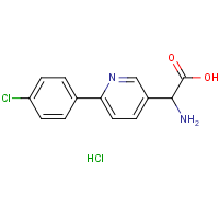 CAS: 1137666-85-3 | OR470345 | 2-Amino-2-[6-(4-chlorophenyl)-3-pyridyl]acetic acid hydrochloride
