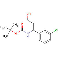 CAS:1314406-54-6 | OR470354 | 3-(Boc-amino)-3-(3-chlorophenyl)-1-propanol