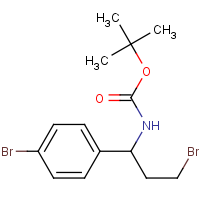 CAS:924817-79-8 | OR470358 | 1-(Boc-amino)-3-bromo-1-(4-bromophenyl)propane