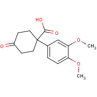 CAS: 887978-64-5 | OR470394 | 1-(3,4-Dimethoxyphenyl)-4-oxocyclohexanecarboxylic acid