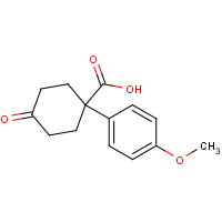 CAS: 887978-56-5 | OR470409 | 1-(4-Methoxyphenyl)-4-oxocyclohexanecarboxylic acid