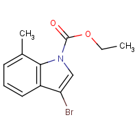 CAS: 1375064-43-9 | OR470499 | Ethyl 3-Bromo-7-methylindole-1-carboxylate