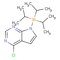 CAS:870706-50-6 | OR470511 | 4-Chloro-7-(triisopropylsilyl)-7H-pyrrolo[2,3-d]pyrimidine