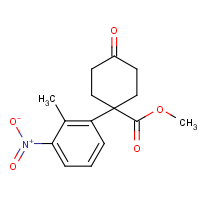 CAS: 1385694-51-8 | OR470537 | Methyl 1-(2-Methyl-3-nitrophenyl)-4-oxocyclohexanecarboxylate