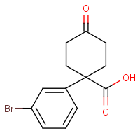 CAS: 1385694-53-0 | OR470538 | 1-(3-Bromophenyl)-4-oxocyclohexanecarboxylic acid