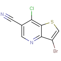 CAS:798574-82-0 | OR470559 | 3-Bromo-7-chlorothieno[3,2-b]pyridine-6-carbonitrile