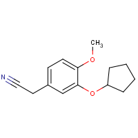 CAS:141333-36-0 | OR470588 | 3-(Cyclopentyloxy)-4-methoxyphenylacetonitrile