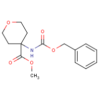 CAS: 1427475-27-1 | OR470606 | Methyl 4-(Cbz-amino)tetrahydropyran-4-carboxylate