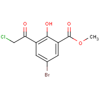 CAS: 1434128-48-9 | OR470646 | Methyl 5-Bromo-3-(2-chloroacetyl)-2-hydroxybenzoate