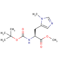 CAS:72212-51-2 | OR470741 | Methyl (S)-2-(Boc-amino)-3-(1-methyl-5-imidazolyl)propanoate