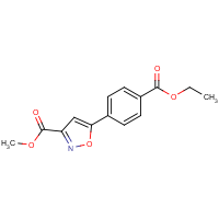 CAS: 2006277-68-3 | OR470822 | Methyl 5-[4-(Ethoxycarbonyl)phenyl]isoxazole-3-carboxylate