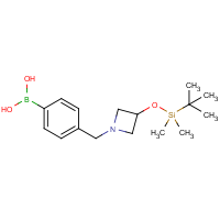 CAS: | OR470852 | 4-[[3-[(tert-Butyldimethylsilyl)oxy]-1-azetidinyl]methyl]phenylboronic acid