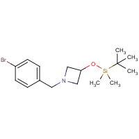 CAS:1054483-36-1 | OR470853 | 1-(4-Bromobenzyl)-3-[(tert-butyldimethylsilyl)oxy]azetidine