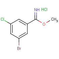 CAS: 1823380-00-2 | OR470979 | Methyl 3-Bromo-5-chlorobenzimidate hydrochloride