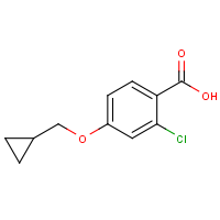 CAS: 1237084-18-2 | OR470993 | 2-Chloro-4-(cyclopropylmethoxy)benzoic acid